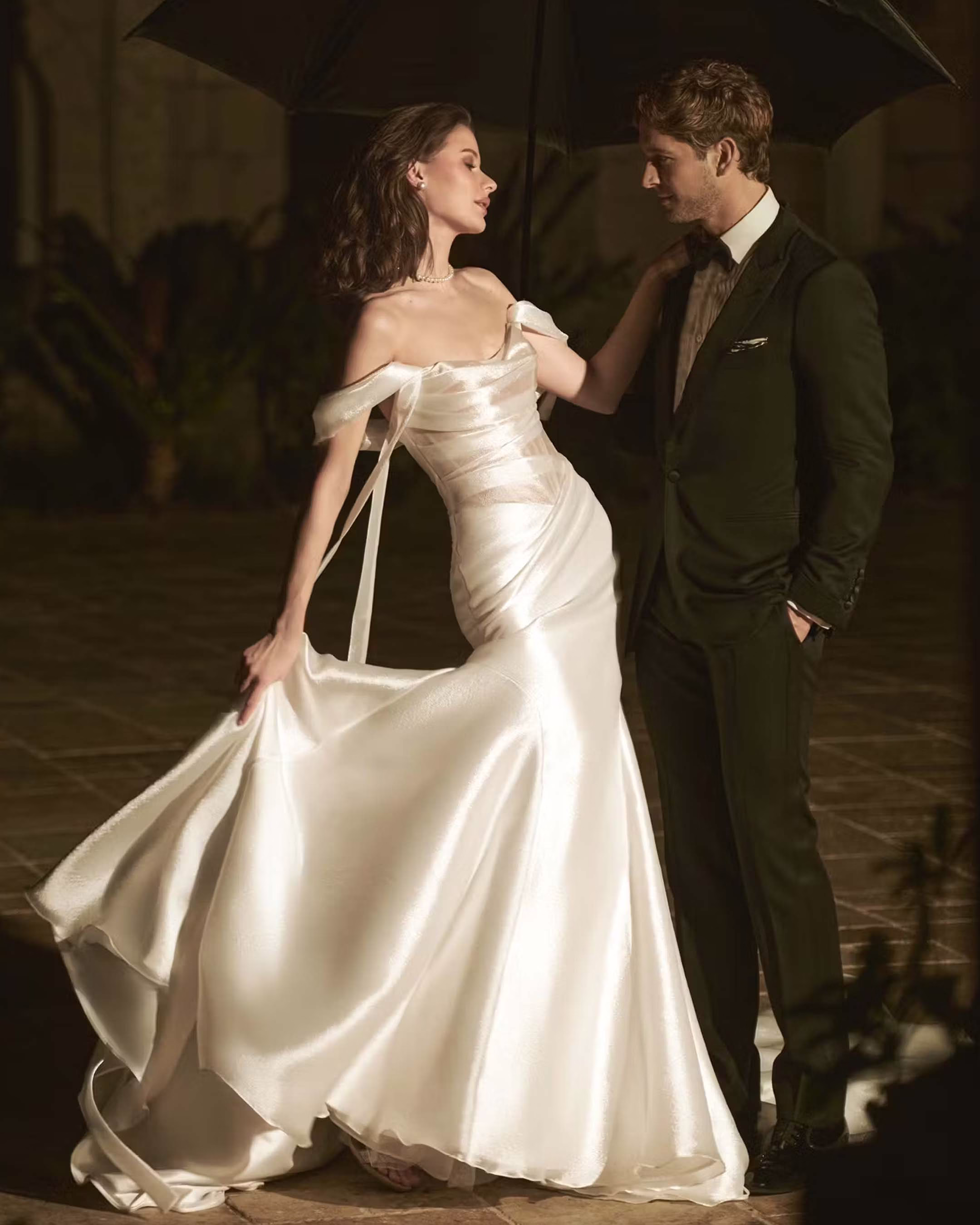Sottero and Midgley Lagos fit-and-flare wedding dress featuring elegant designer details, a flattering silhouette, refined bridal style, and graceful train.